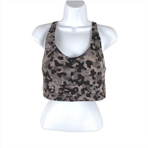 Athleta Sports Bra Camo Women's 36D Multicolored Mesh Workout Running AT-1301 - Picture 1 of 6